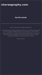 Mobile Screenshot of choreography.com